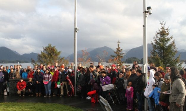 Kiks.ádi Mourning Ceremony climbs Castle Hill in a march toward ‘Reconciliation’