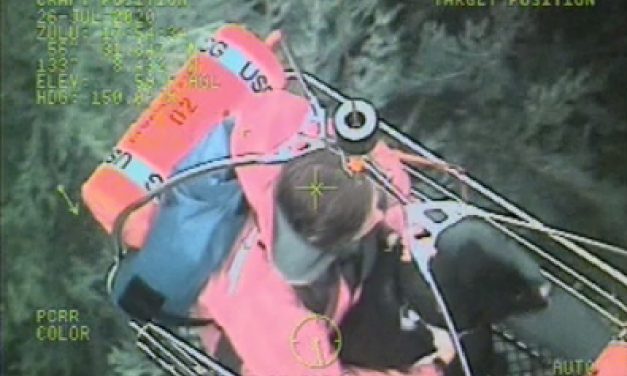 Air Station Sitka crews aid stranded boaters over weekend