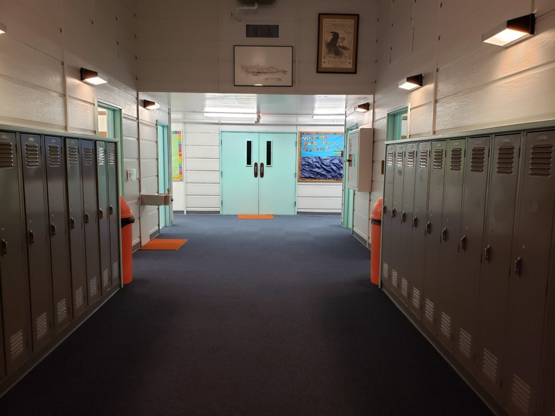 Pelican's school opens to students with a mixture of inperson and