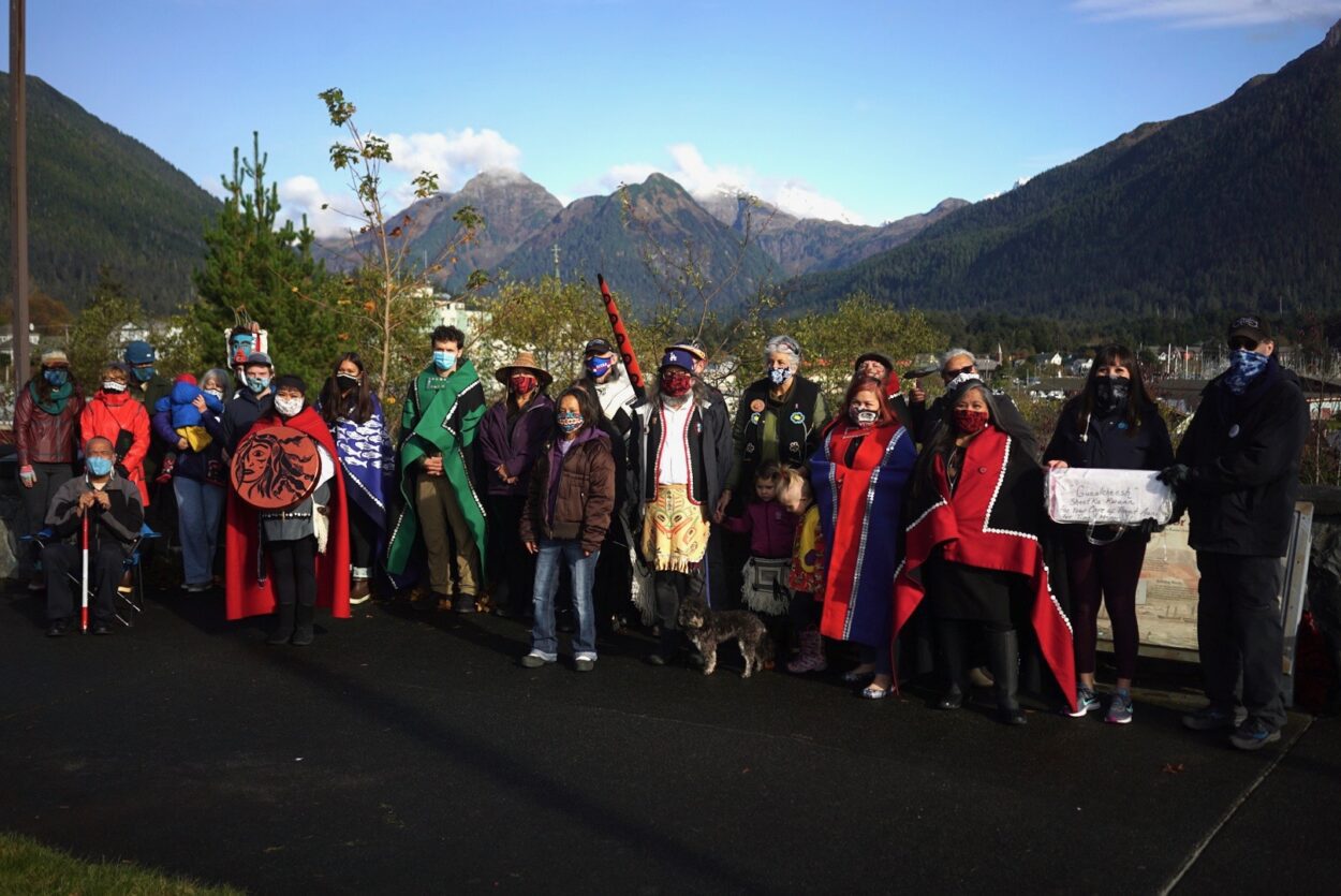 On a quiet Alaska Day, small Kiks.ádi ceremony replaces cannon fire with  talk of 'reconciliation' - KCAW