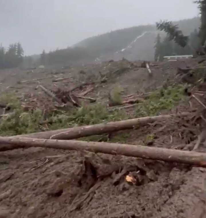 Homes destroyed, six missing after 'halfmile' landslide in Haines KCAW