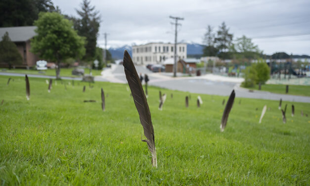 In Sitka, an impromptu memorial honors mass burial discovered at B.C. boarding school