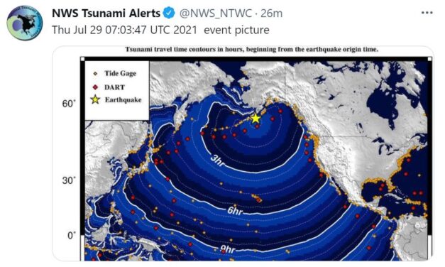 Tsunami advisory cancelled following Chignik quake