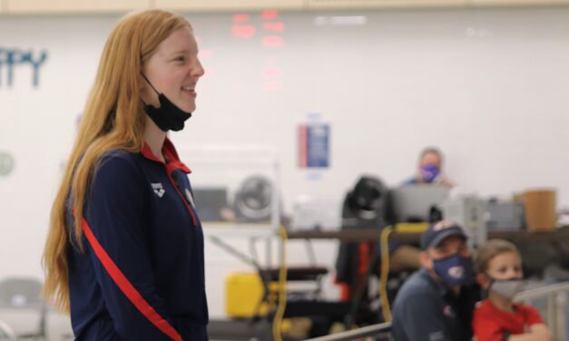 An inspiration to Sitka’s swimmers, there’s more gold in Lydia Jacoby than the medal around her neck