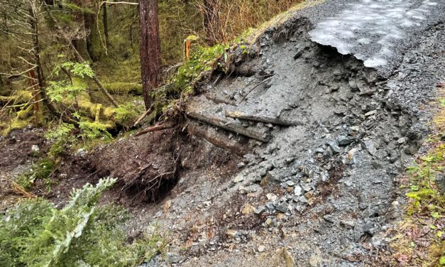 Section of Sitka Cross Trail closed following slide