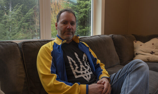For a Ukrainian living in Sitka, distance does nothing to ease the pain of war