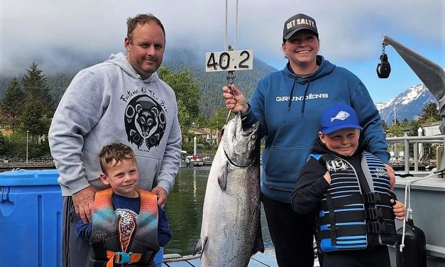 40-pounder takes lead in Sitka Salmon Derby