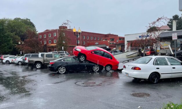 Cars towed after parking mishap in downtown Sitka