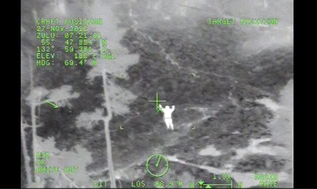 Video: Coast Guard uses infrared radar to locate overdue Klawock hunter
