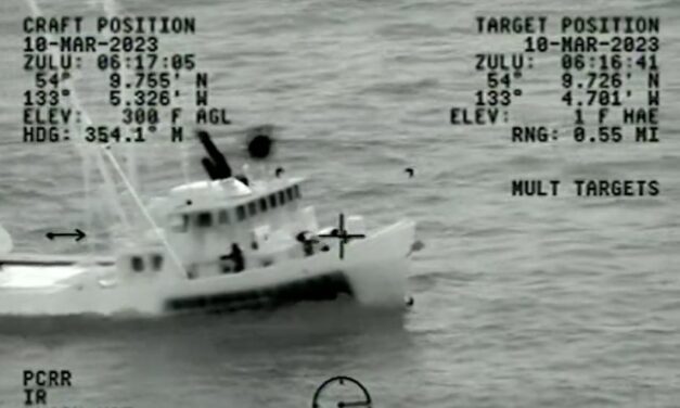 Sitka Coast Guard crew rescues crewmember from Canadian fishing vessel