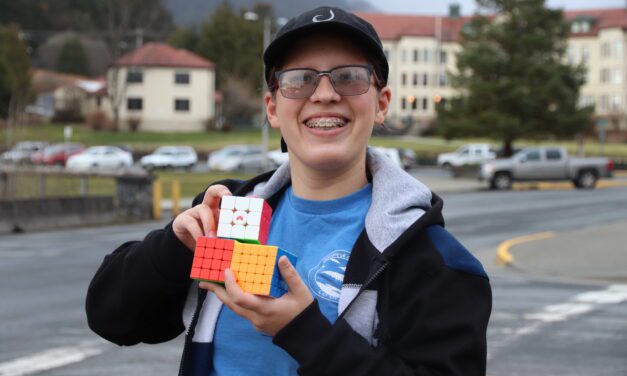 Not with cars, but with cubes, Sitka teen satisfies the need for speed
