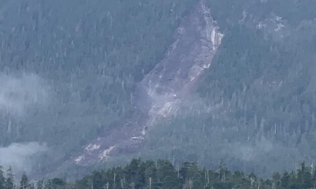 Record rainfall bumped Sitka’s landslide risk level to ‘medium’ on Saturday