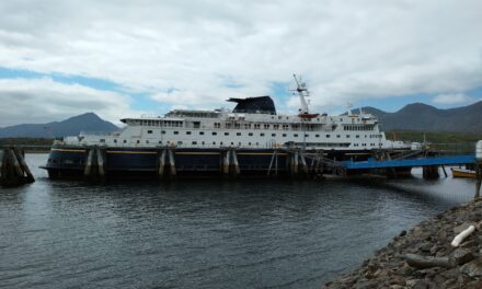 M/V Columbia weathers high seas unscathed, despite social media claims