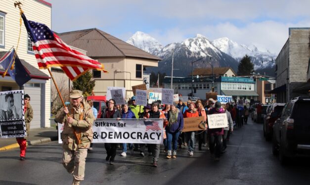 Sitkans protest actions of Trump administration