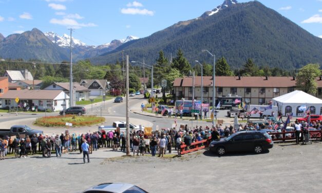 Sitkans join in national ‘No Kings’ march on Saturday