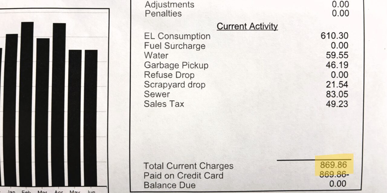 Sitka rate payers burned by cold spring weather