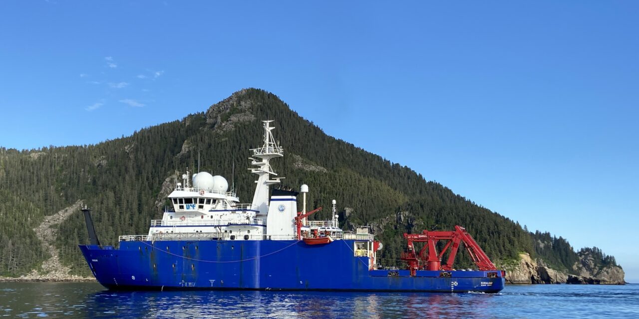 Research vessel visits Sitka to snag samples of ocean floor