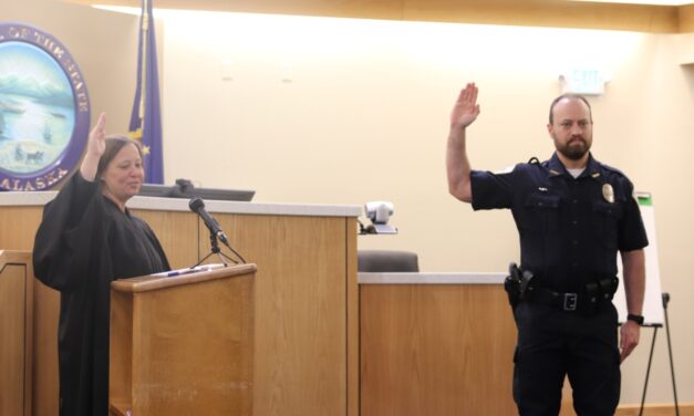 Former trooper academy leader sworn in as Sitka’s interim police chief