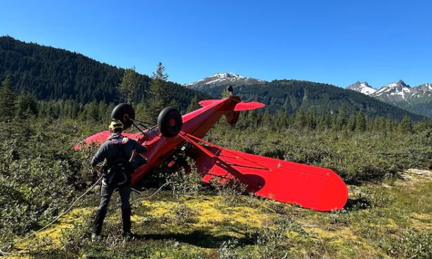 Sitka Coast Guard rescues solo pilot near Haines