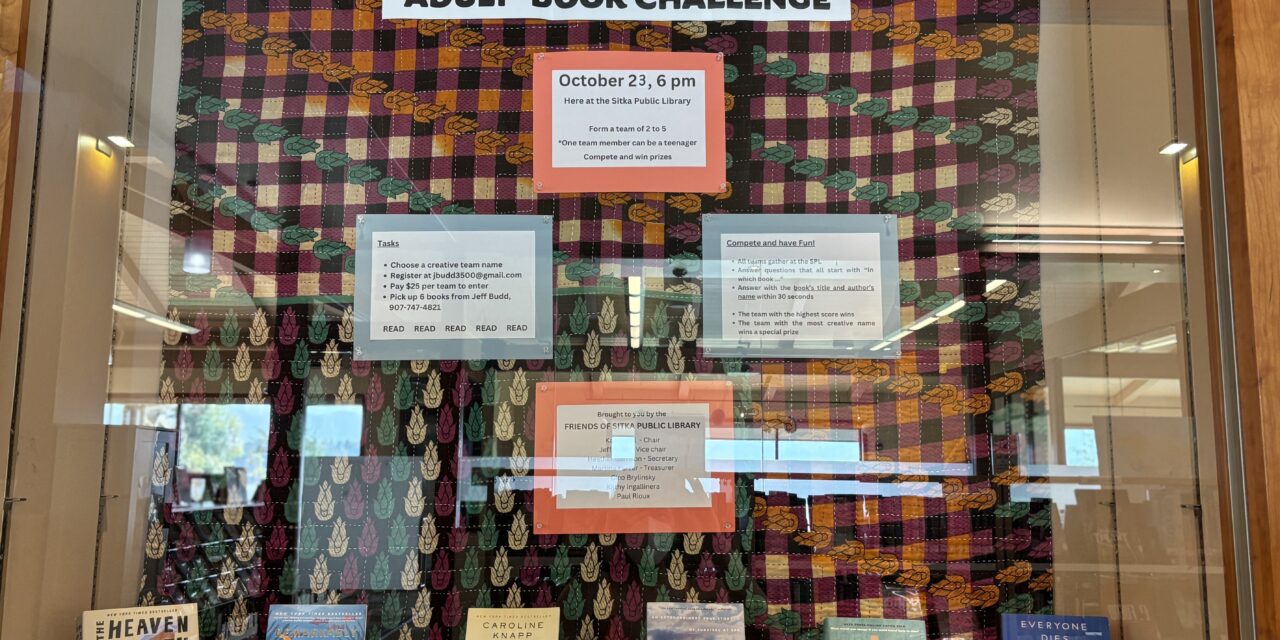 Readers assemble! Friends of Sitka Public Library challenges adults to its upcoming book competition