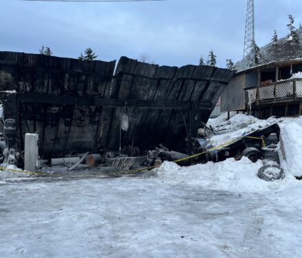 Wrangell firefighters respond to late-night trailer fire