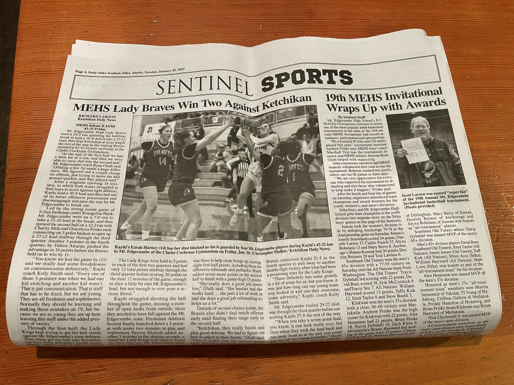 Sentinel Sports: Basketball season heats up for Sitka and Mt. Edgecumbe teams
