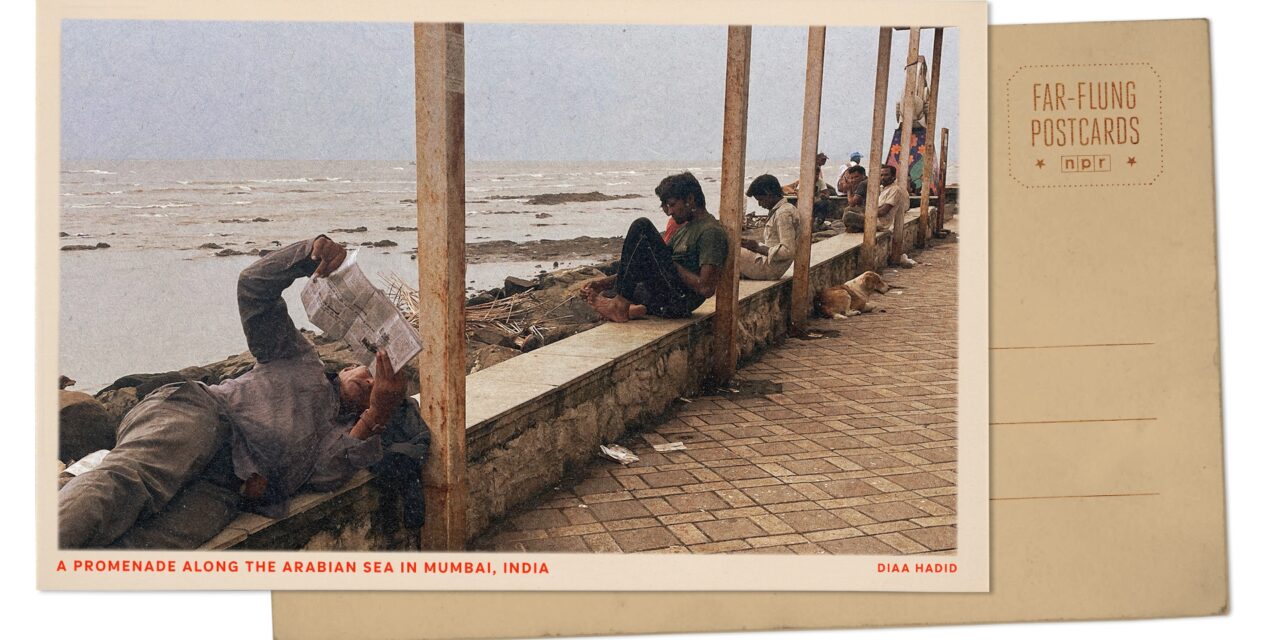 Greetings from Mumbai, where residents take breathing space where they can find it