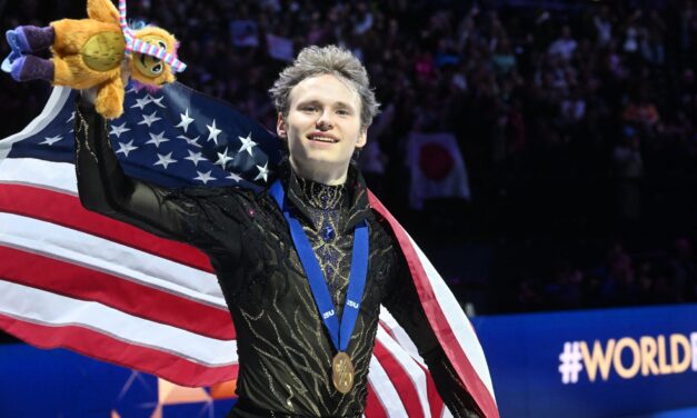 Ilia Malinin rebounds from the Olympics to win his 3rd straight world championship