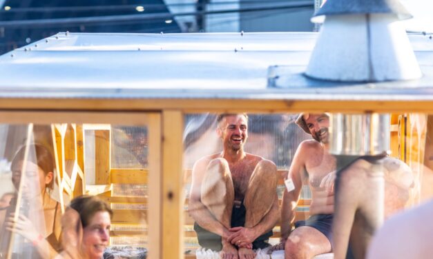 Taking the heat. Sauna’s popular and there may be health benefits too