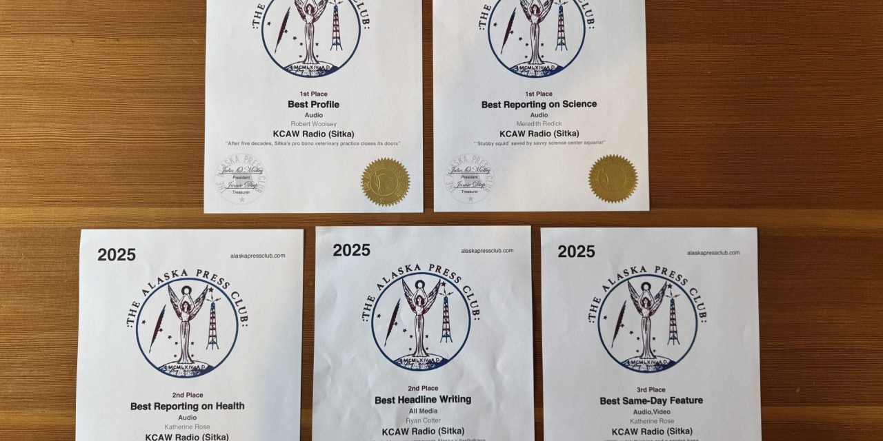 KCAW newsroom brings home five Alaska Press Club Awards