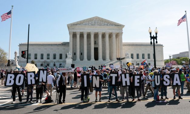 Supreme Court hears challenge to birthright citizenship as Trump attends arguments