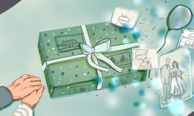 She no longer remembers it’s her birthday. He got her a present anyway