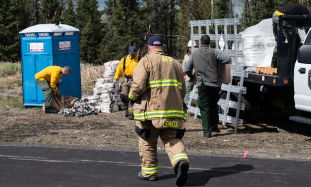 Firefighters battle 5-acre blaze in South Anchorage