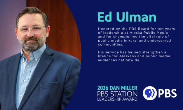 Alaska Public Media President and CEO Ed Ulman honored with PBS Station Leadership Award