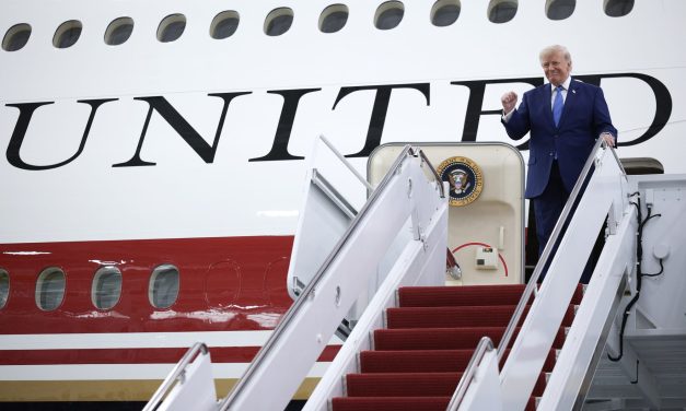 Air Force One, gifted to Trump from Qatar, arrives at Joint Base Andrews
