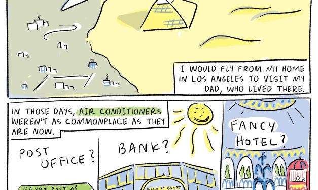 COMIC: Temps are predicted to hit 106 in Egypt this week. How do people stay cool?