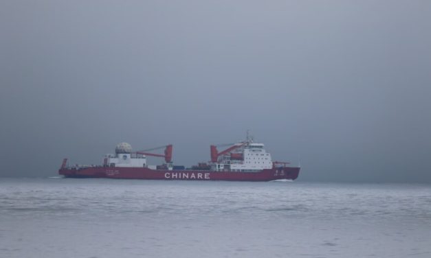 U.S. Coast Guard monitors Chinese research vessels traveling north through the Bering Sea