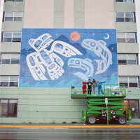 New downtown mural reflects Alaska Native heritage and hope for the future | State of Art