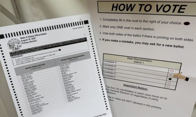 President Donald Trump is denouncing mail-in voting. Alaska Republicans are doing it anyway.