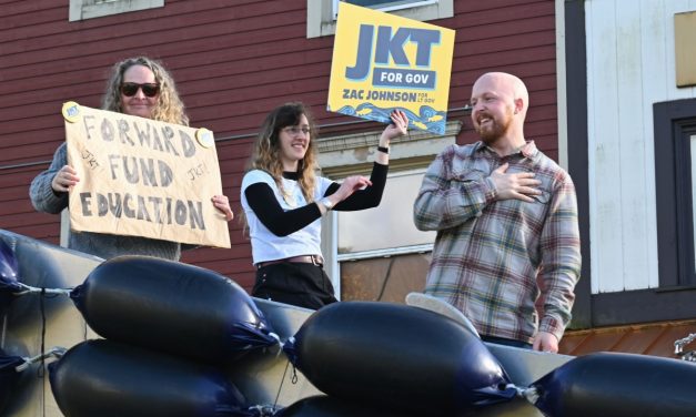 JKT stops in Sitka for Alaska Day parade