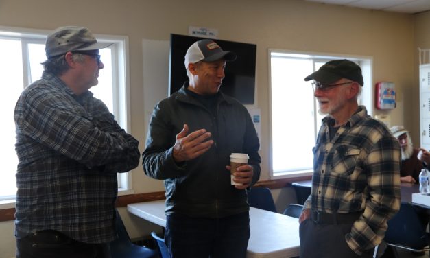 Sitka fishermen meet with Congressional candidate Bill Hill