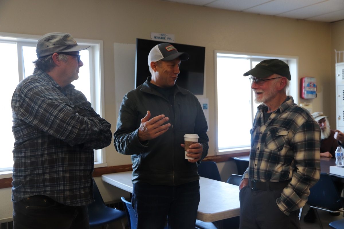 Congressional Candidate Bill Hill Meets Sitka Fishermen on Oct 28