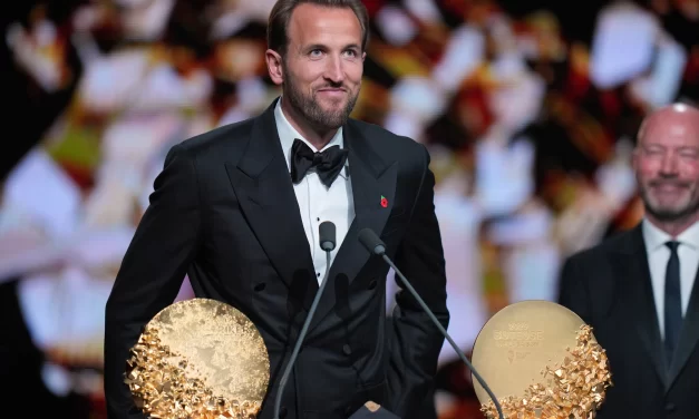 Harry Kane becomes first Englishman in 25 years to win Ballon d’Or